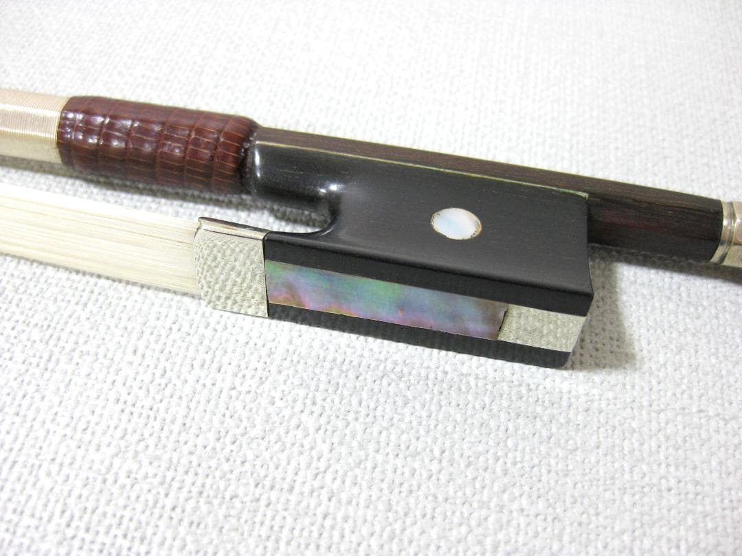 【鑑定書付き】 フランス Bazin バザン ca.1920 バイオリン弓