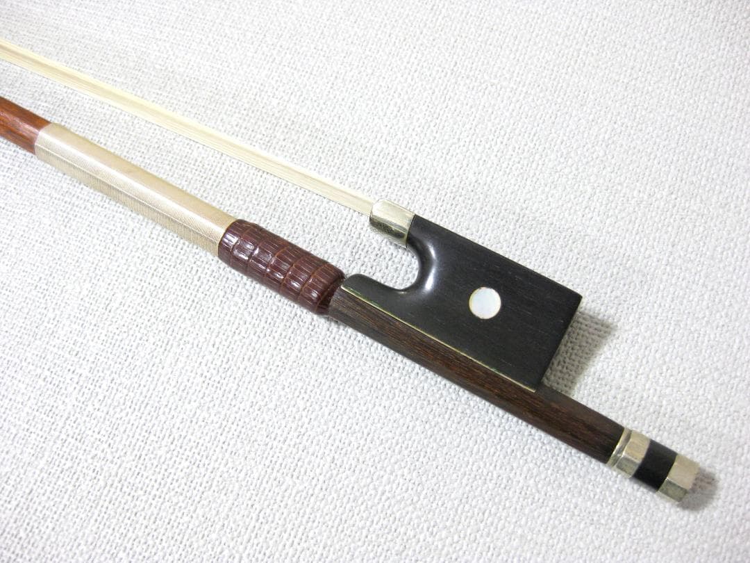 【鑑定書付き】 フランス Bazin バザン ca.1920 バイオリン弓