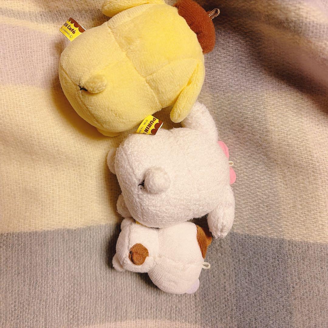 ポムポムプリンカフェ　マスコット　マカロン　マフィン