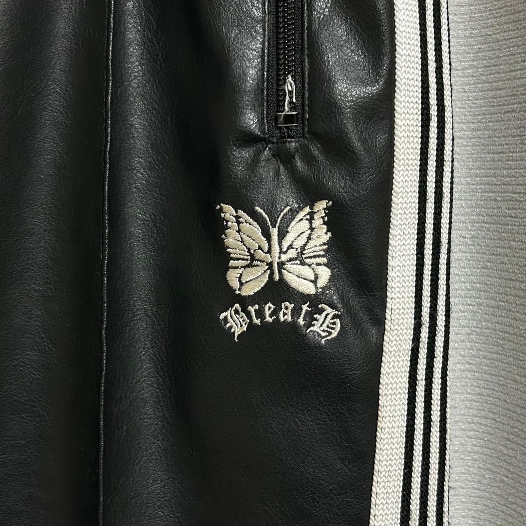 BAD HOP Breath×Needles ニードルズ コラボ レザーパンツ - メルカリ