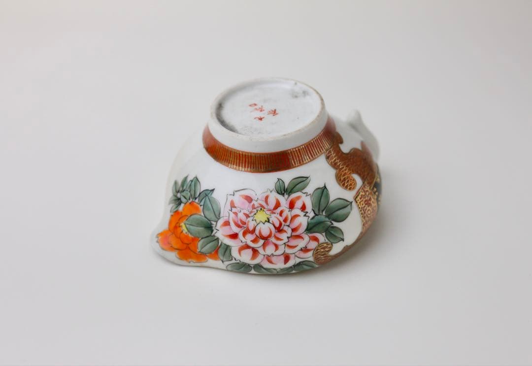 九谷焼 九谷谷口 煎茶道具 急須 金彩 湯冷まし 茶器 茶道具 色絵 煎茶碗