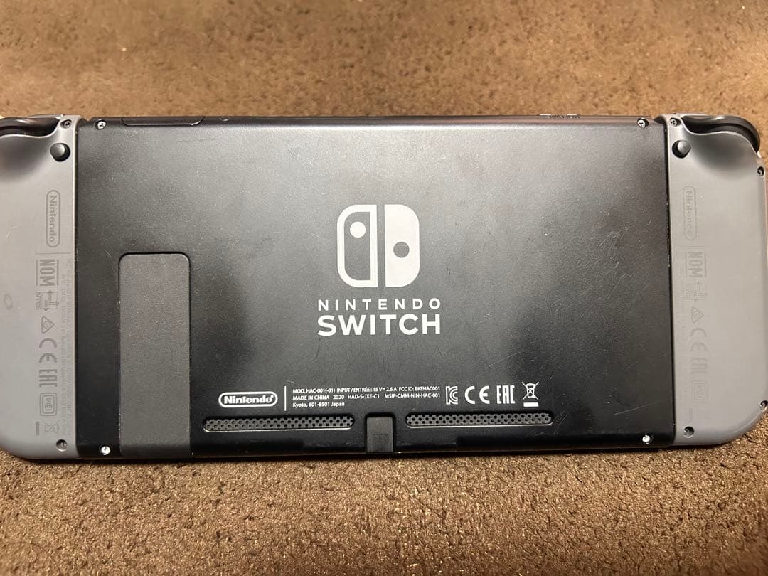 【ジャンク品】Nintendo Switch 本体 グレー　ACアダプターなし