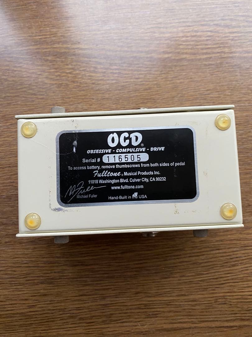 Fulltone OCD 1.7 正常動作 美品 早い者勝ち