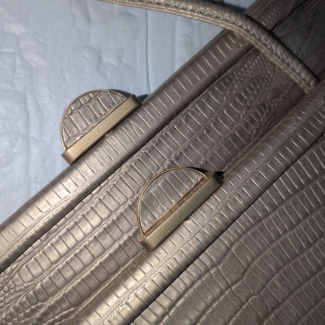 【美品】RODO ロド italy クロコ型押　ワンショルダーバッグ