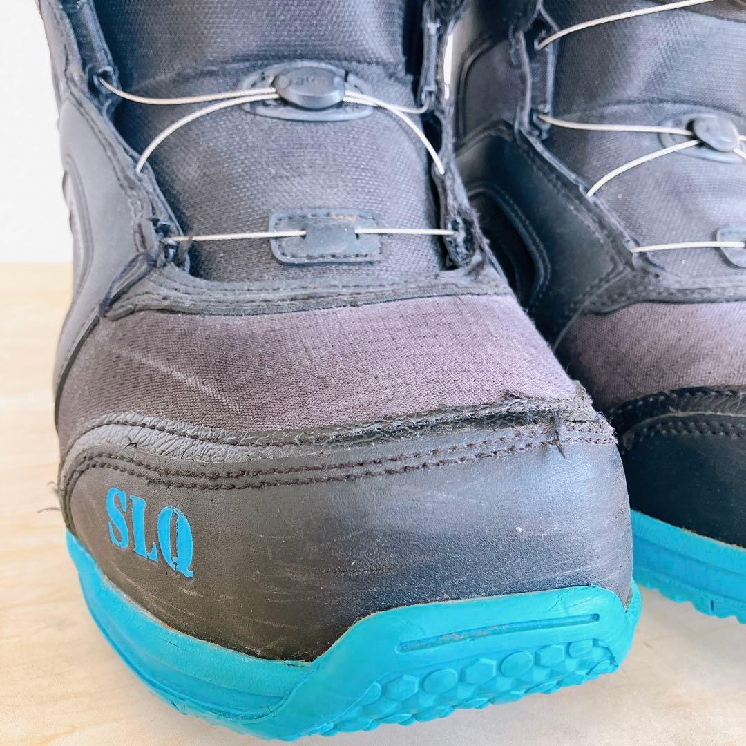 SLQ スノーボードブーツ BOA ダイヤル式 27.0 27.5 メンズ 黒