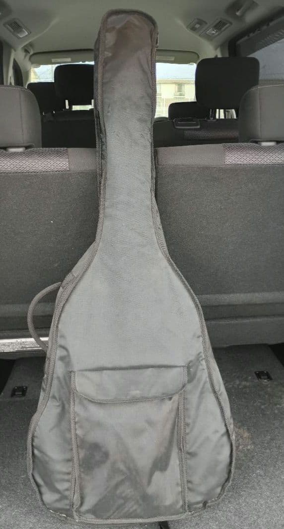 美品 アコースティックギター グリーン/イエロー クラフトマン ケース付