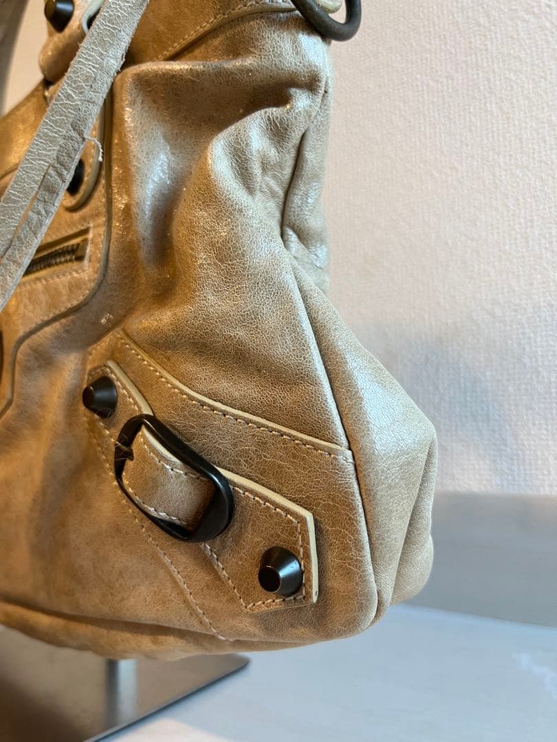 BALENCIAGA FIRST 2008 ザ ファースト ベージュ　タグ付き