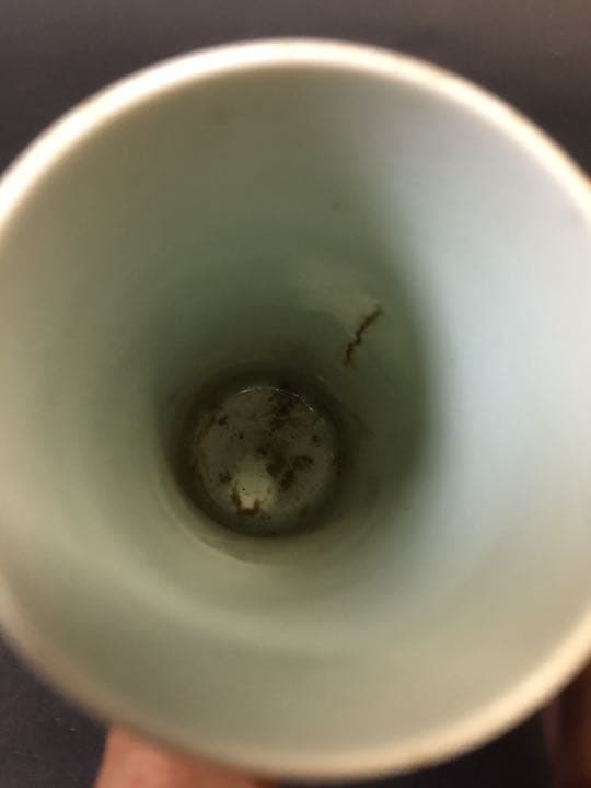 清時代 康熙期 辰砂 郎紅 花瓶 花生 茶道具 華道具