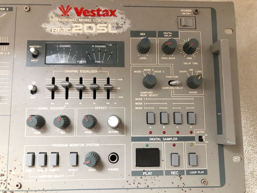 希少!!ヴィンテージ VESTAX PMC-20SL DJ KRUSH 愛用機