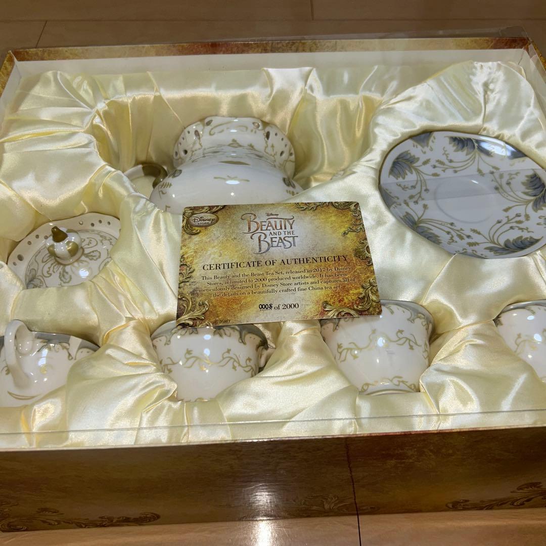 購入前コメント下さい。 USディズニー実写美女と野獣ティーセット　LE2000