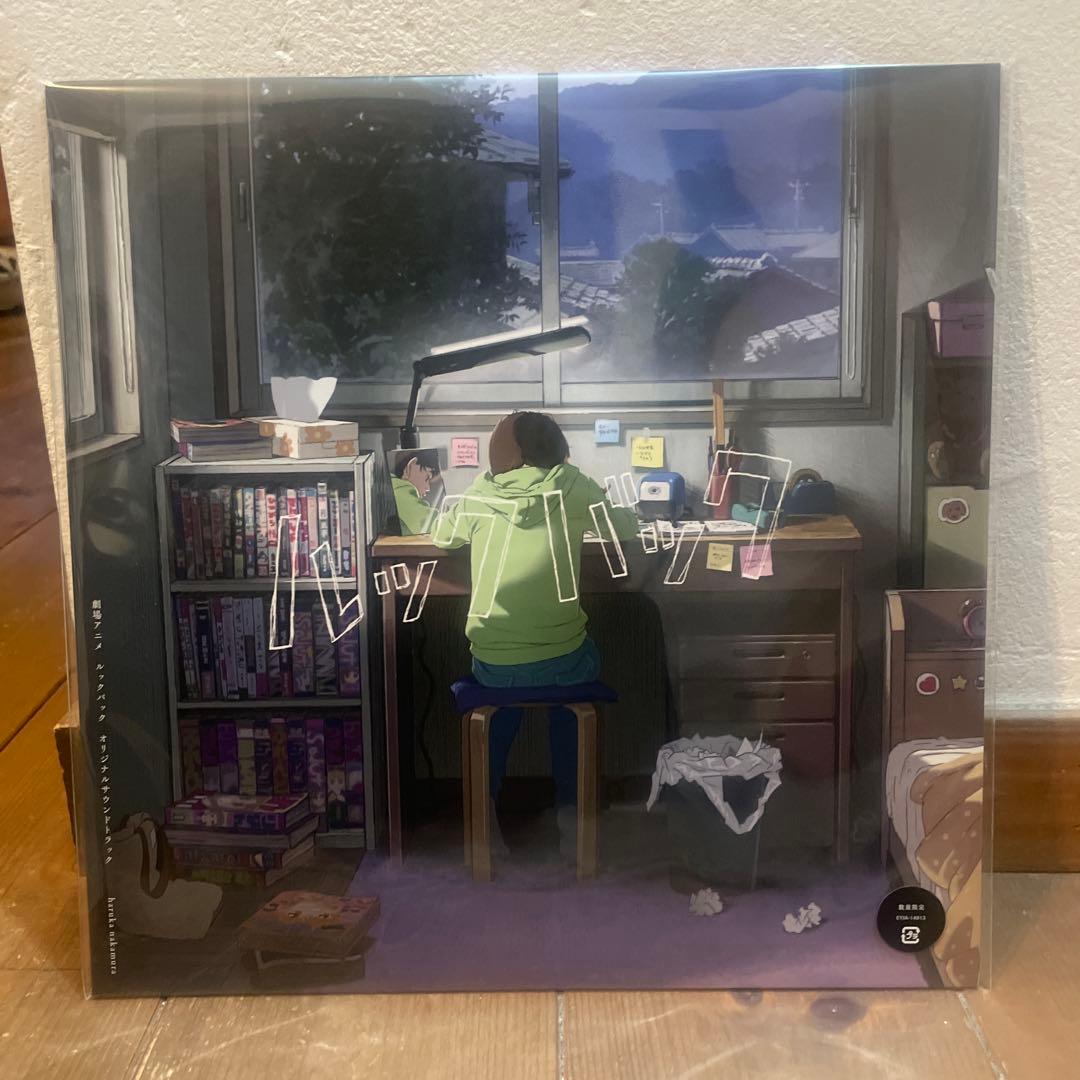 ルックバック レコード 缶バッジ アナログ盤 ルックバック展 未開封 ルックバック レコード LP 缶バッジ ルックバック展 限定 特典