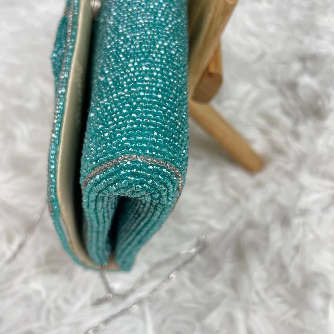 LUMY ルミー✨皇室御用達極美品はしもと パーティバッグ✨ビーズバッグ✨高級