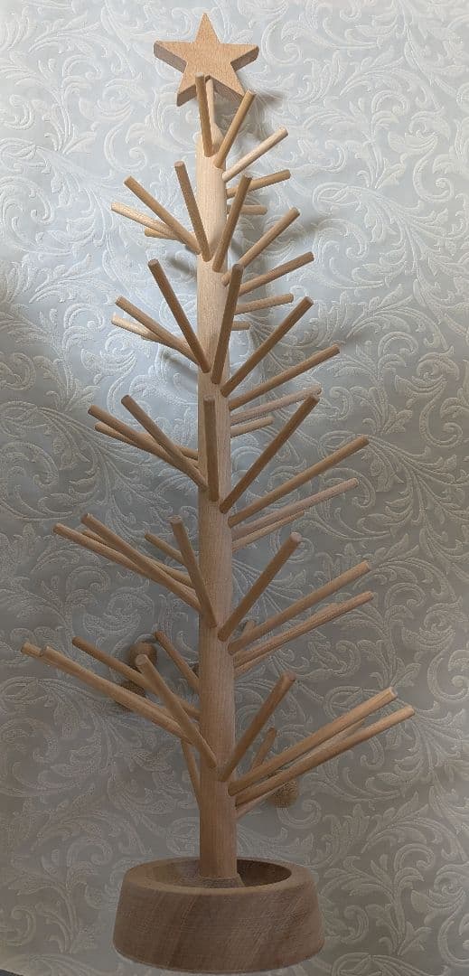 三浦忠司 どんぐりコロコロ 50cm 木製 クリスマスツリー　木のおもちゃ