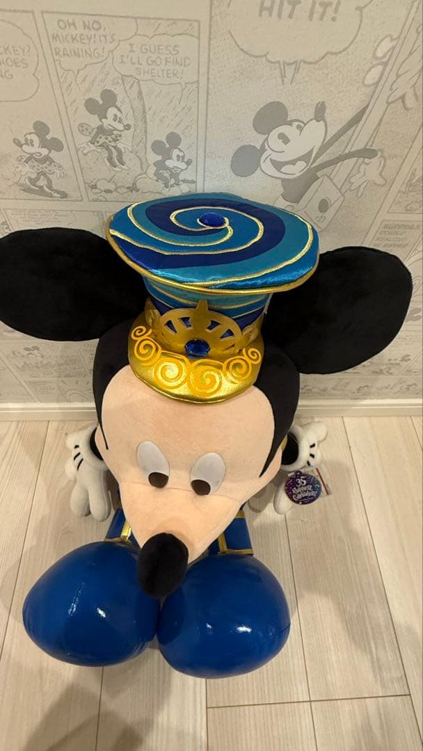 ディズニーリゾート35周年　ミッキー特大ぬいぐるみ