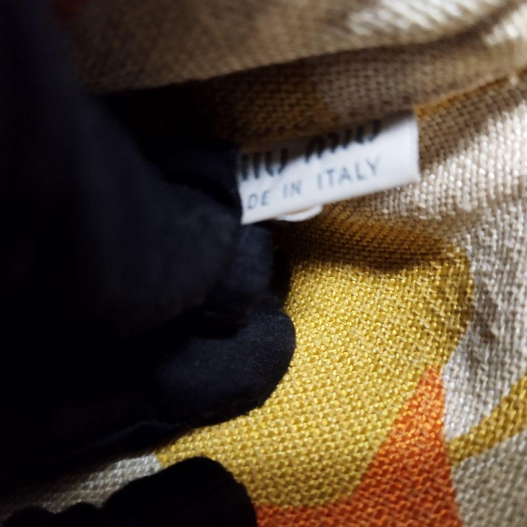 美品☆　MIUMIU　アーカイブ　リバーシブル　ハンドバッグ　正面ロゴ型押し