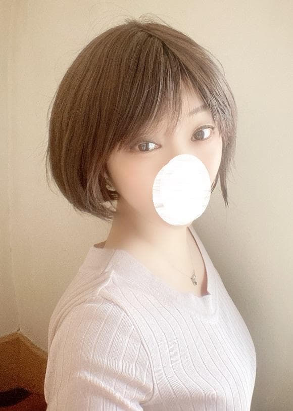 リネアストリア　天使シリーズ　人毛MIX「約束のショート」S　チョコブラウン