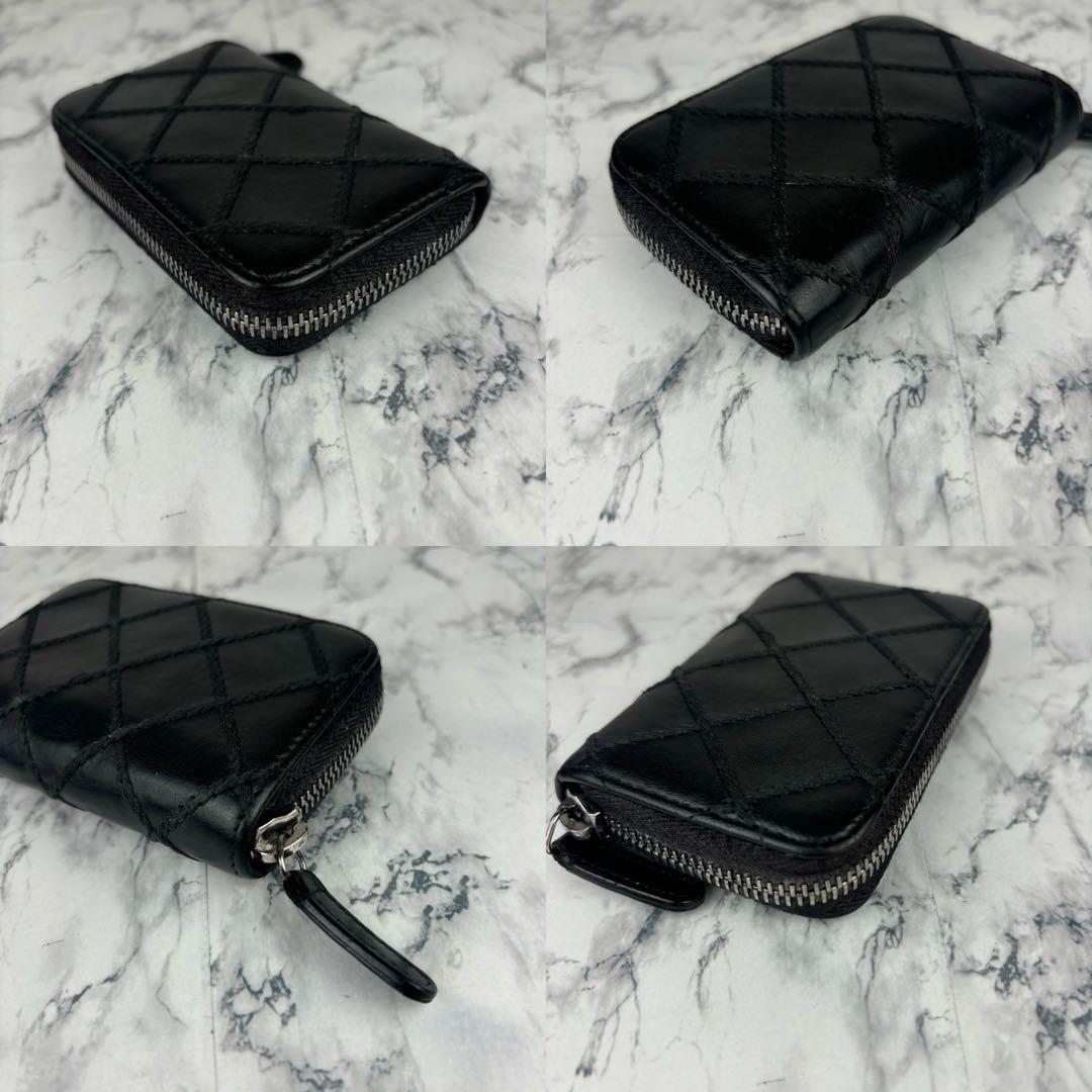90 CHANEL ラウンドファスナー　ケース