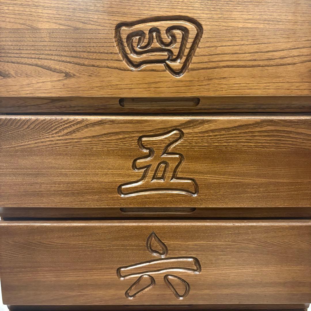 木製チェスト 漢数字 縦長 7杯