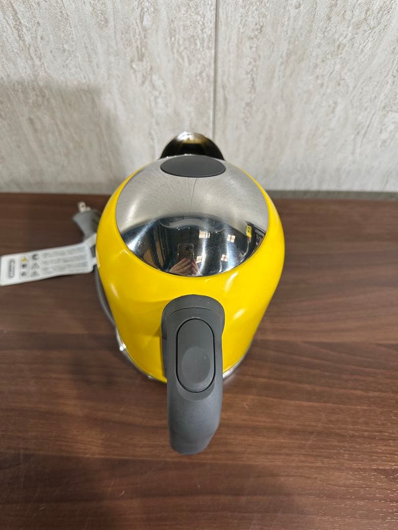 即日発送　美品　DeLonghi Kmix 電気ケトル 黄色