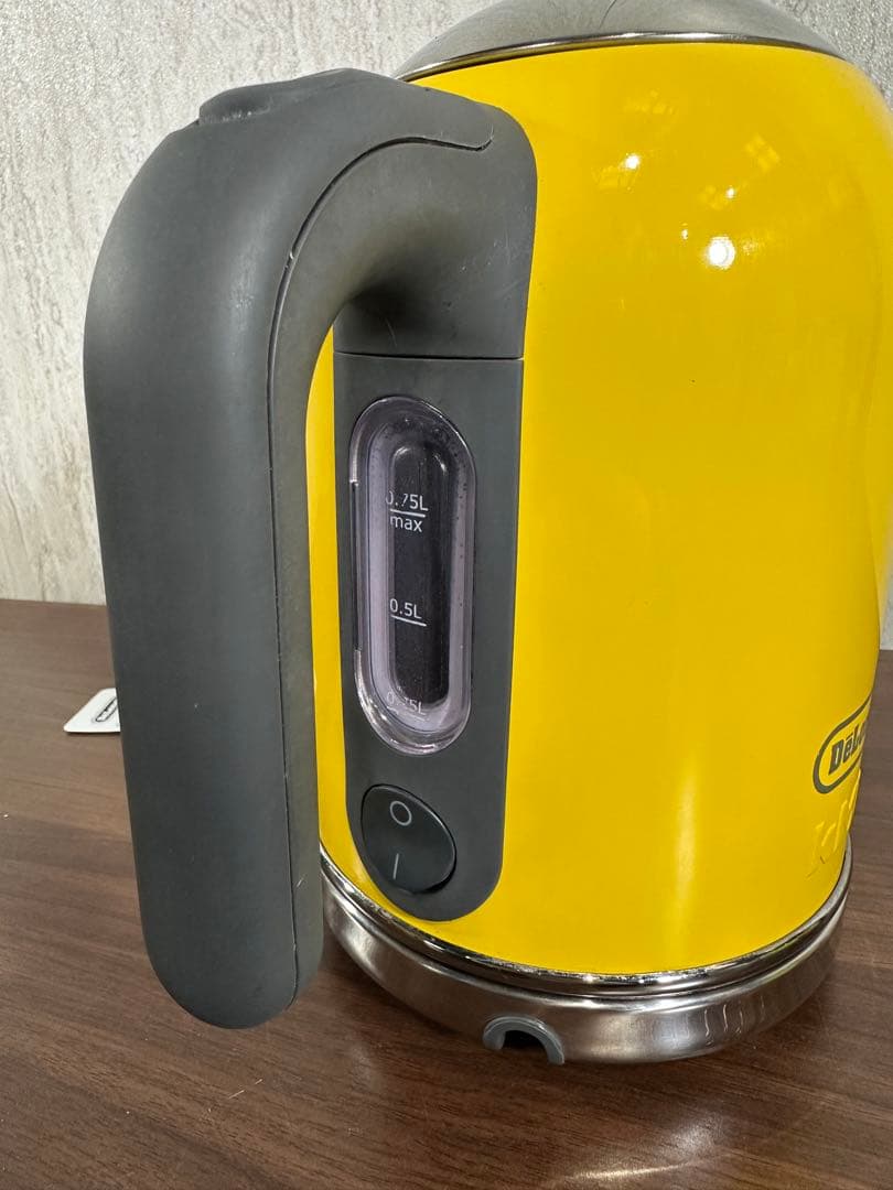 即日発送　美品　DeLonghi Kmix 電気ケトル 黄色