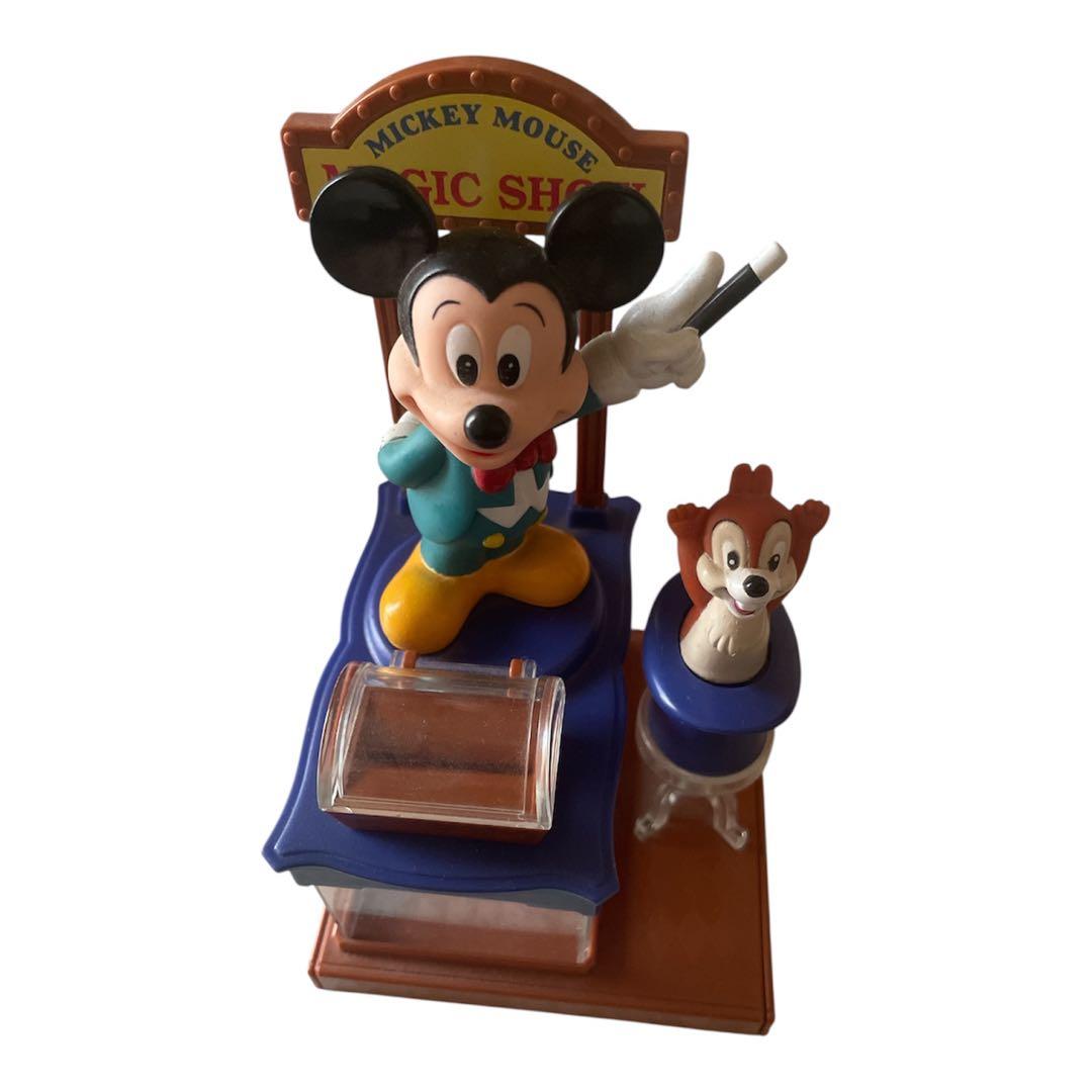 ディズニー テンヨー ミッキー チップ マジックショー バンク 貯金箱