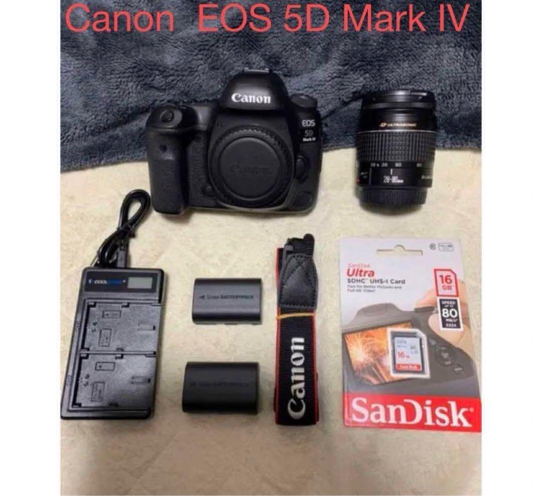 デジタル一眼レフカメラ/canon eos 5d mark iv標準レンズセット マイナビ限定】Canon EOS 5D Mark IV レンズキット 一眼カメラ 一眼
