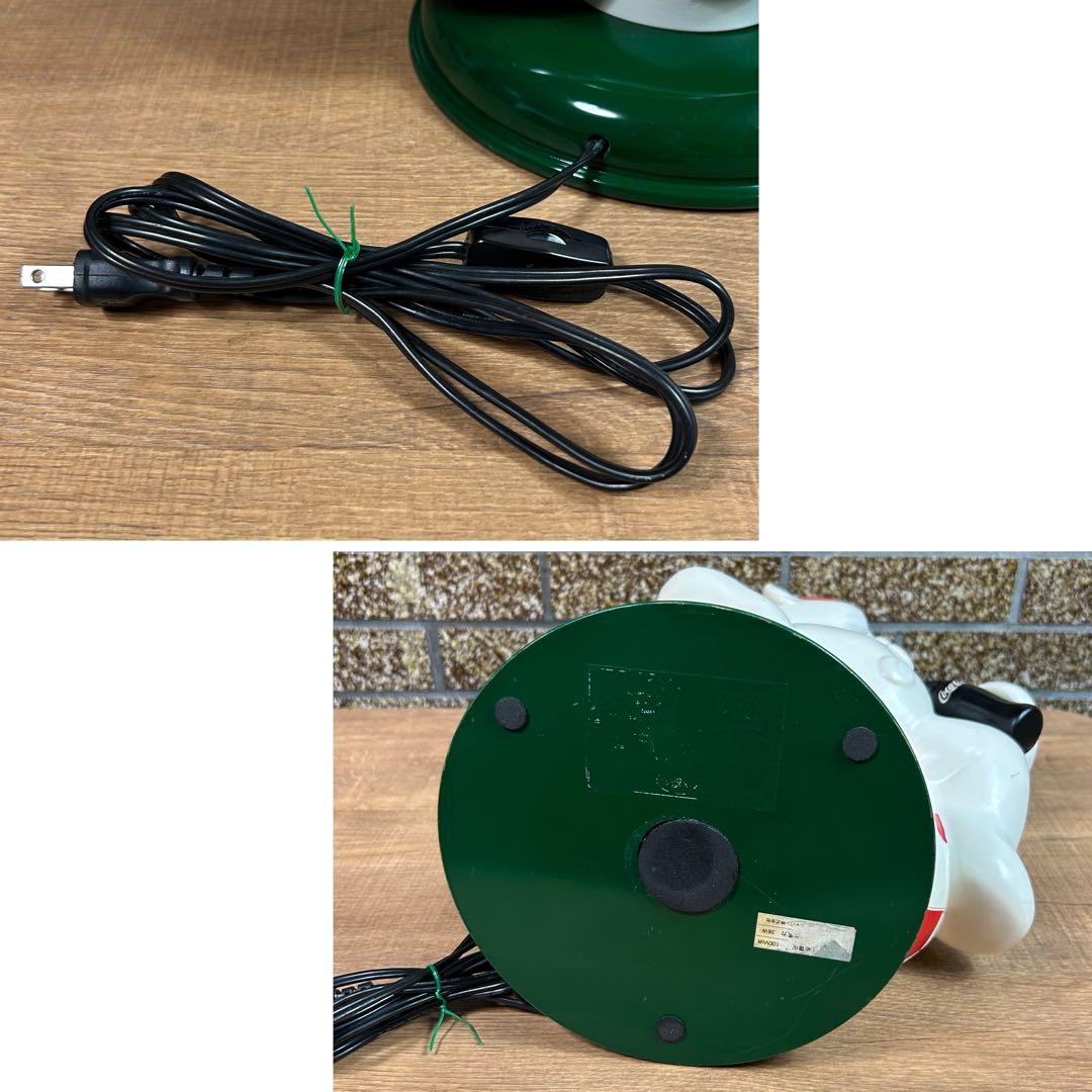 コカコーラ 照明 ディスプレイ ライト サッカー 雪だるま ノベルティ ジャンク