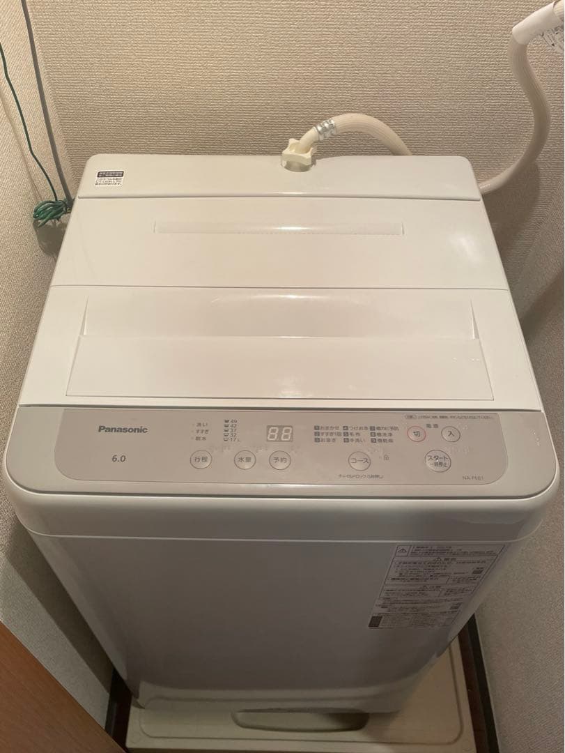 Panasonic 縦型洗濯機 NA-F6B1 6.0kg美品です