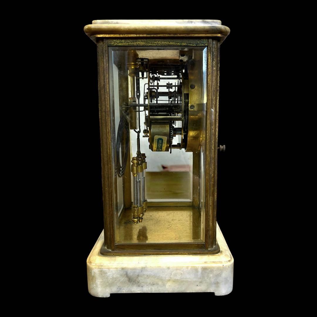 《希少＆入手困難》アンティーク 精工舎大理石水銀振り子ゼンマイ式古時計