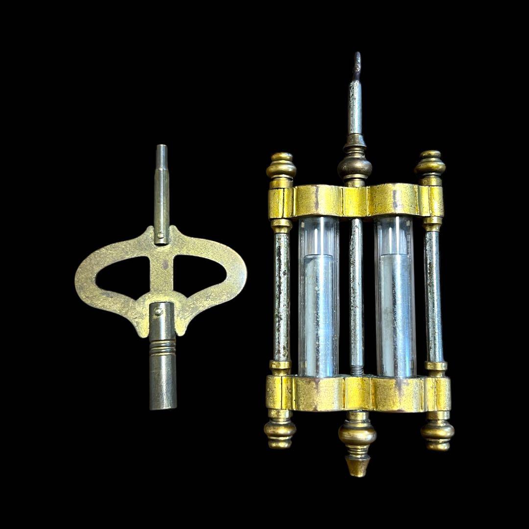 《希少＆入手困難》アンティーク 精工舎大理石水銀振り子ゼンマイ式古時計