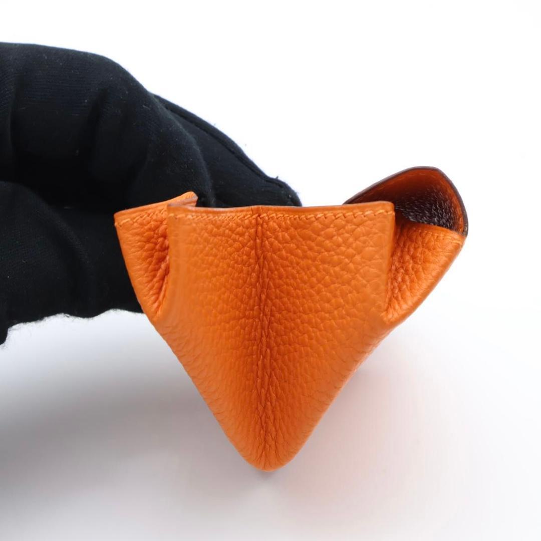 【未使用級】HERMES ルヴァンキャトル　トリヨン　ケース　オレンジ