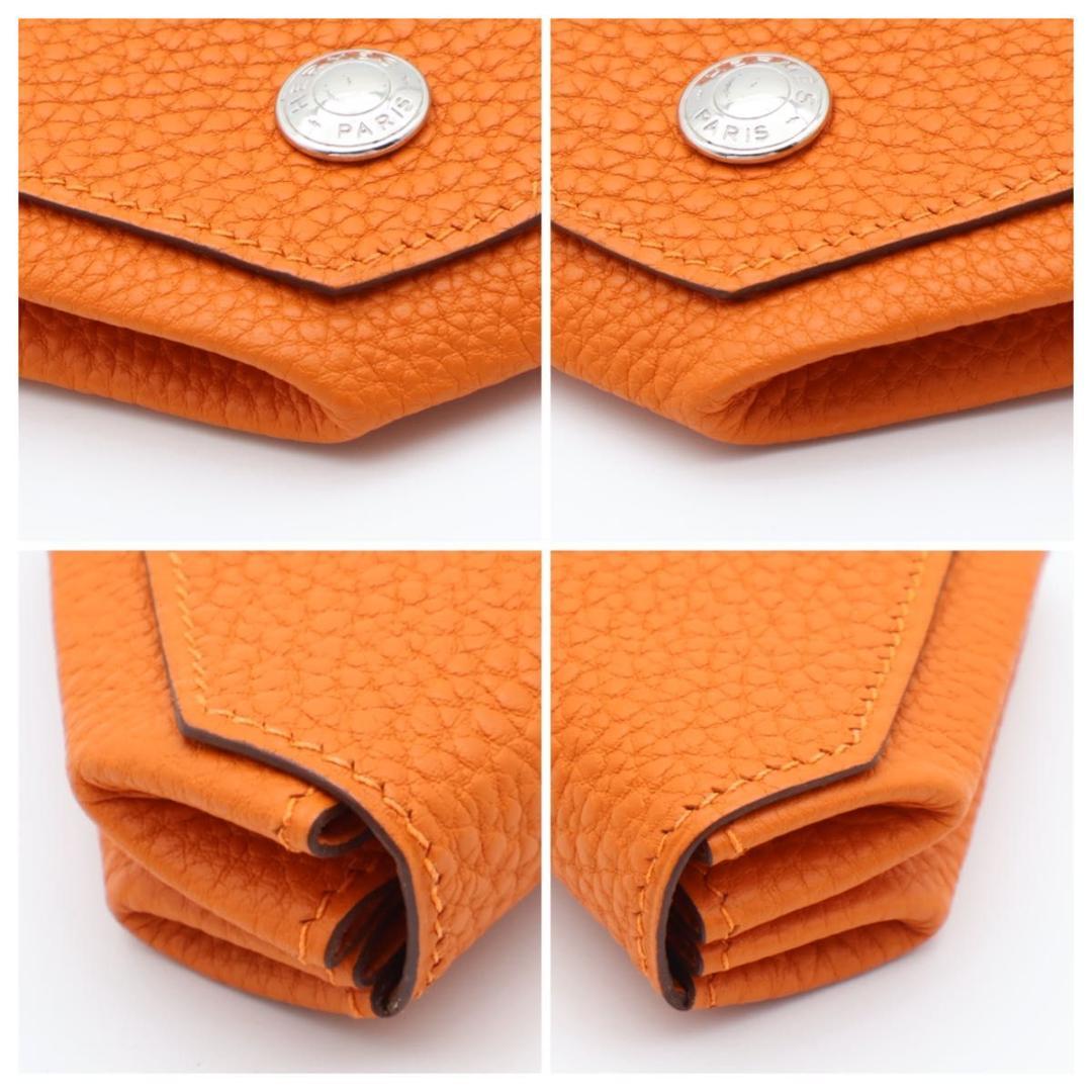 【未使用級】HERMES ルヴァンキャトル　トリヨン　ケース　オレンジ