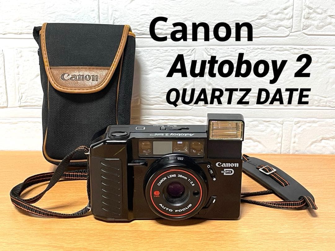 Canon QUARTZ DATE フィルムカメラ ジャンク品 昭和レトロ