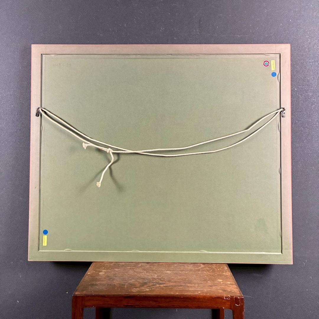 美品 アンドレ・ブーリエ「水辺の家」リトグラフ 直筆サイン入 お洒落