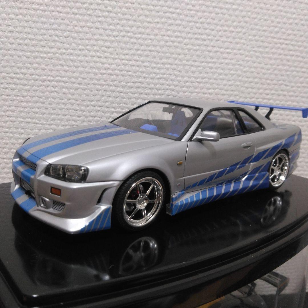 R34 スカイライン GT-R ワイルドスピード 1/24 アオシマ