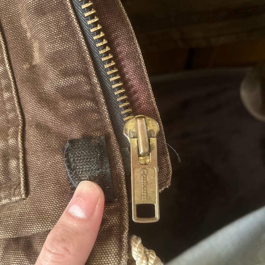 Carhartt ブラウン デトロイドジャケット j22 DKB usa製希少
