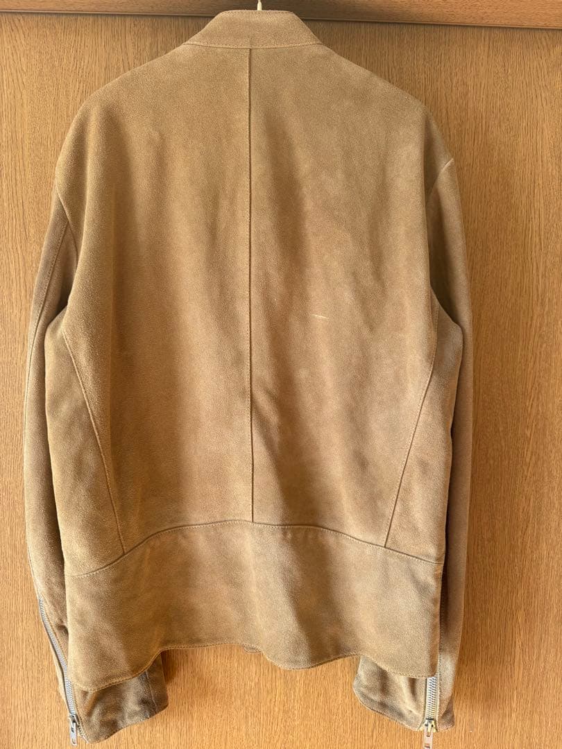 マルジェラ 18AW スエード 48 八の字 ライダースジャケット ビッグ