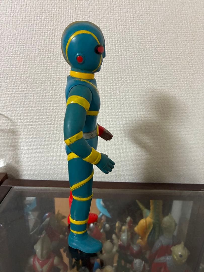 当時物　タカトク　人造人間キカイダー　ソフビ　約28cm　ソフビ