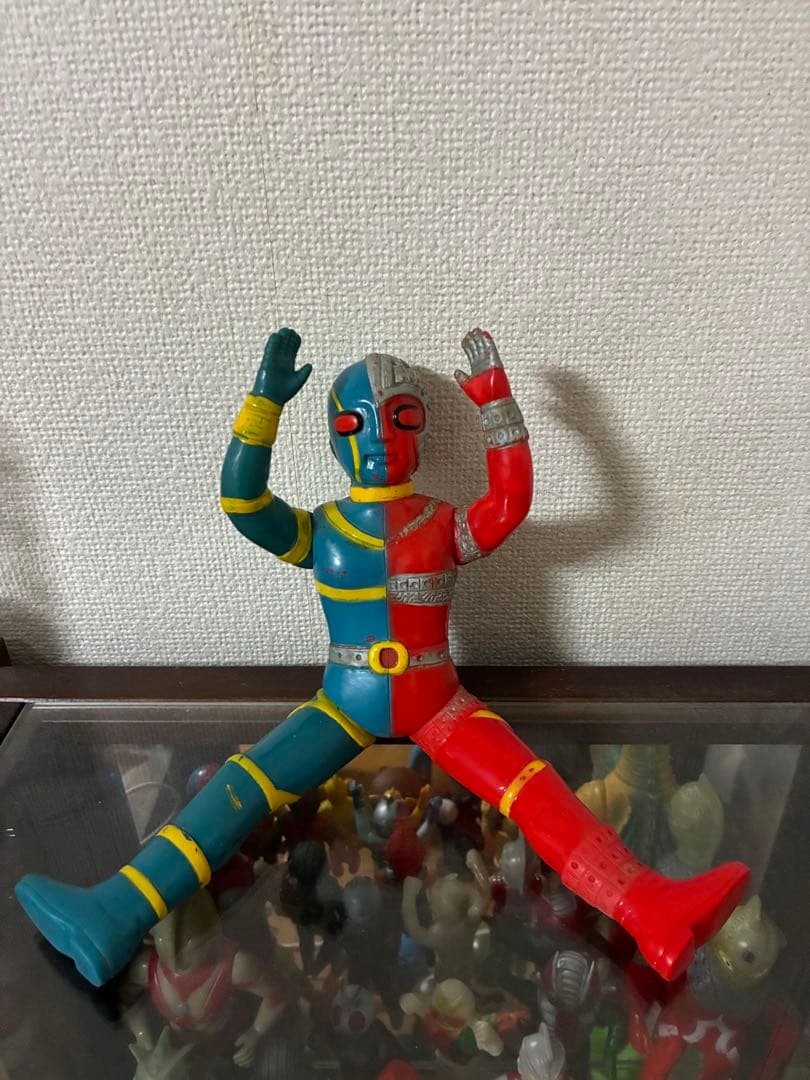 当時物　タカトク　人造人間キカイダー　ソフビ　約28cm　ソフビ