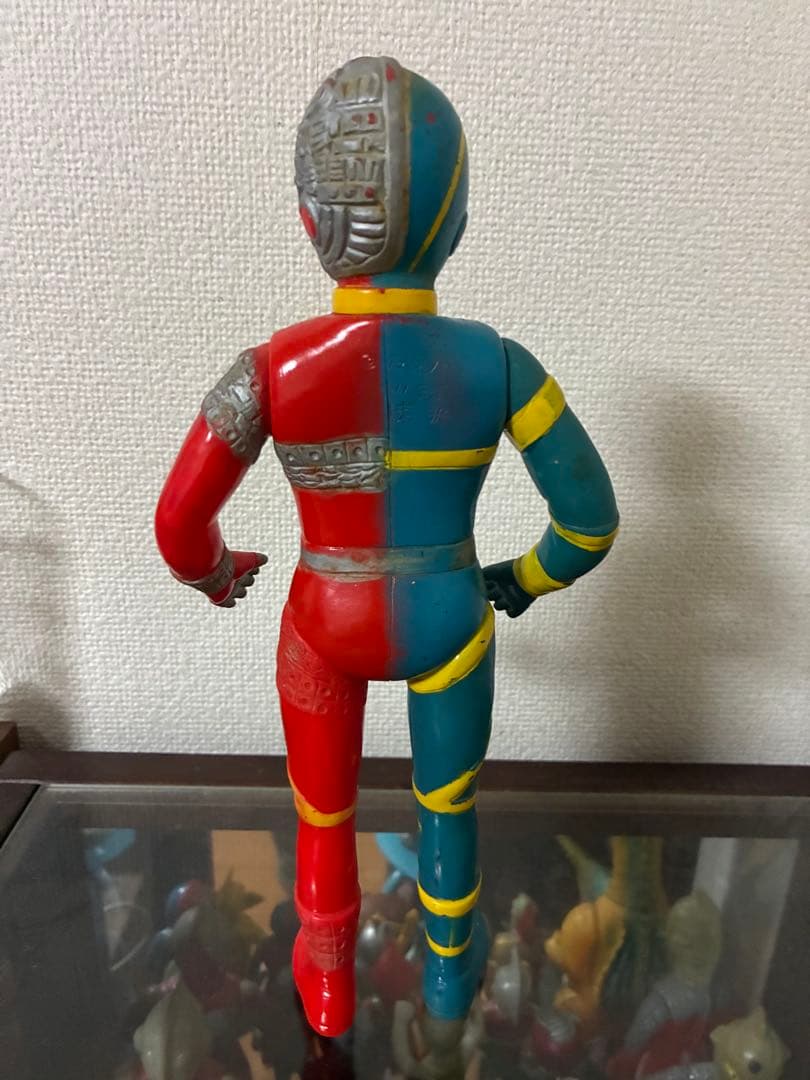 当時物　タカトク　人造人間キカイダー　ソフビ　約28cm　ソフビ