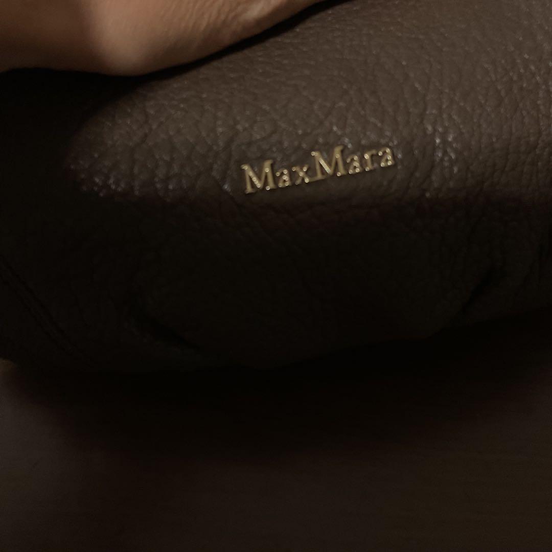 ☆開店セール☆ 使用数日 美品 マックスマーラ ミックスドレザー ハンドバッグ