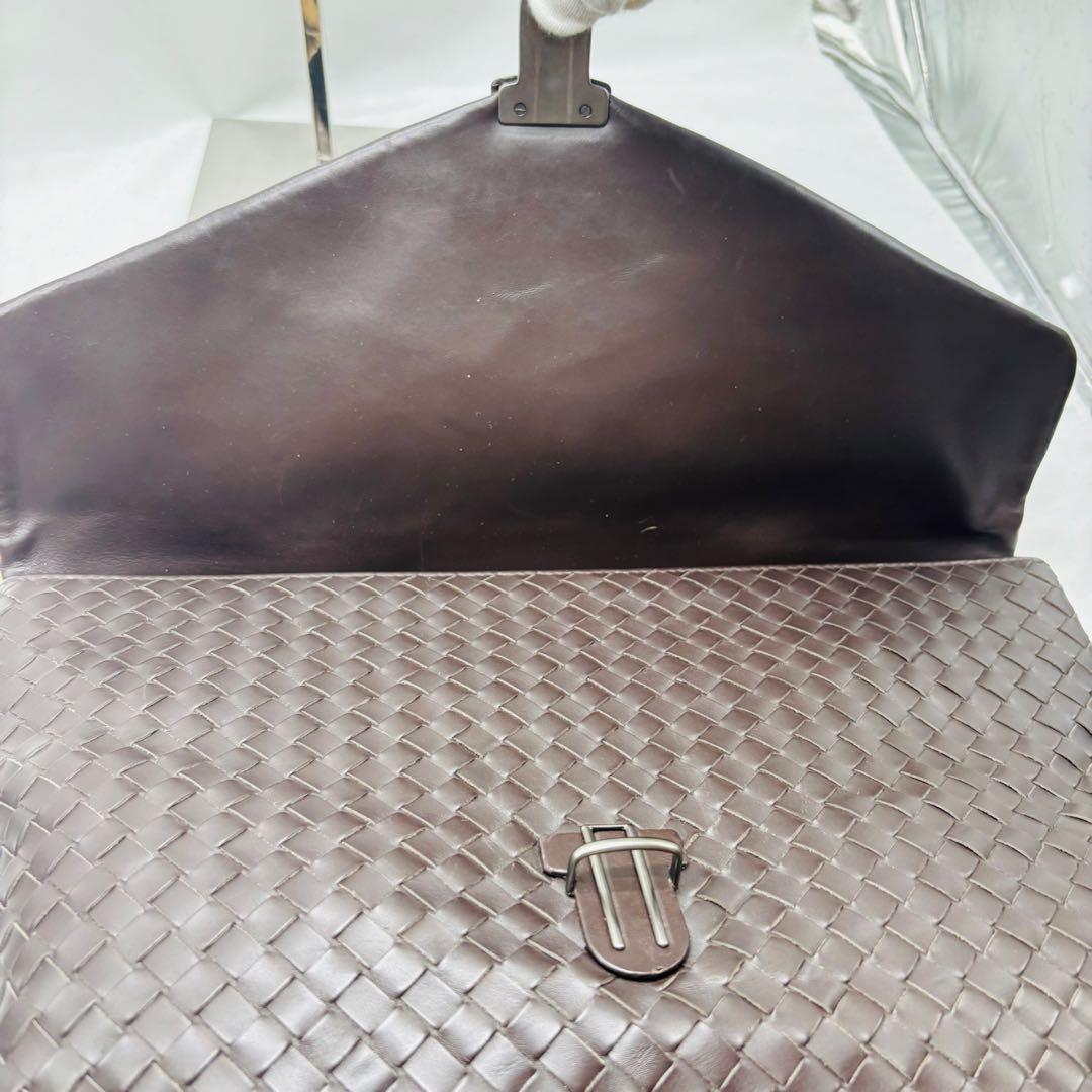 美品　ボッテガヴェネタ イントレチャート ビジネスバッグ　BOTTEGA