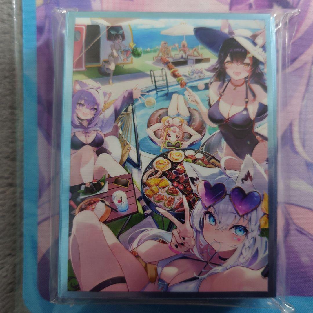 α3 ホロライブ プール&水着 フブキ&ミオ&おかゆ&ころね スリーブ&プレマ