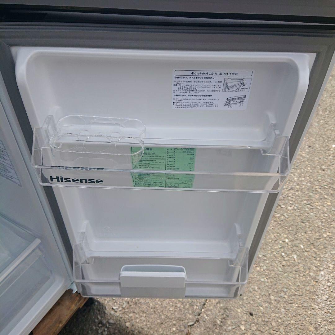Hisense2024年製124L冷蔵庫 超美品 送料/設置無料