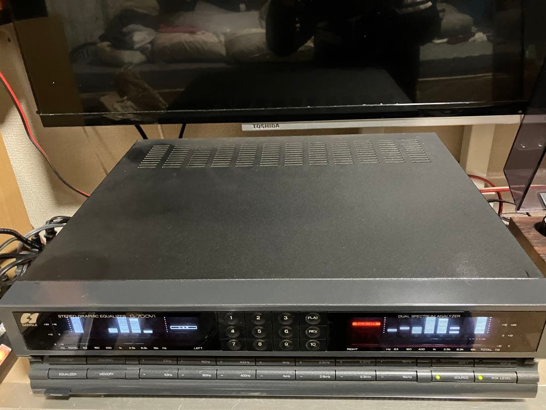 美品・動作品】SANSUI G-700V1 デュアルスペクトラムアナライザー