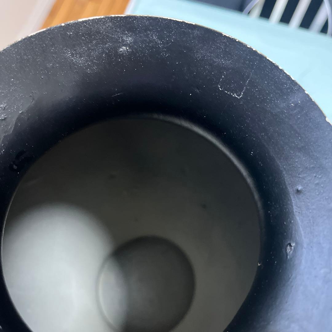 母子像 花瓶 陶器製 高さ約46cm 壺底1837F.Sを書きあり