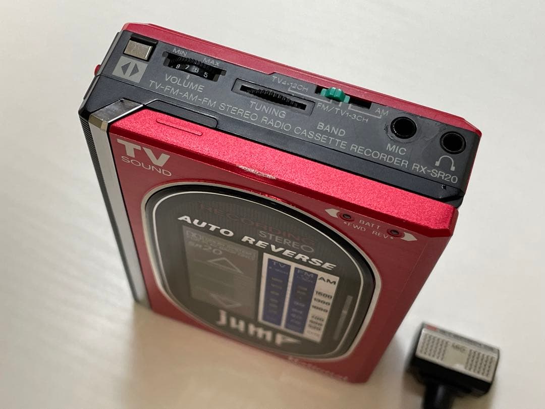 National RX-SR20 ナショナル ポータブルカセットプレーヤー ジャンク