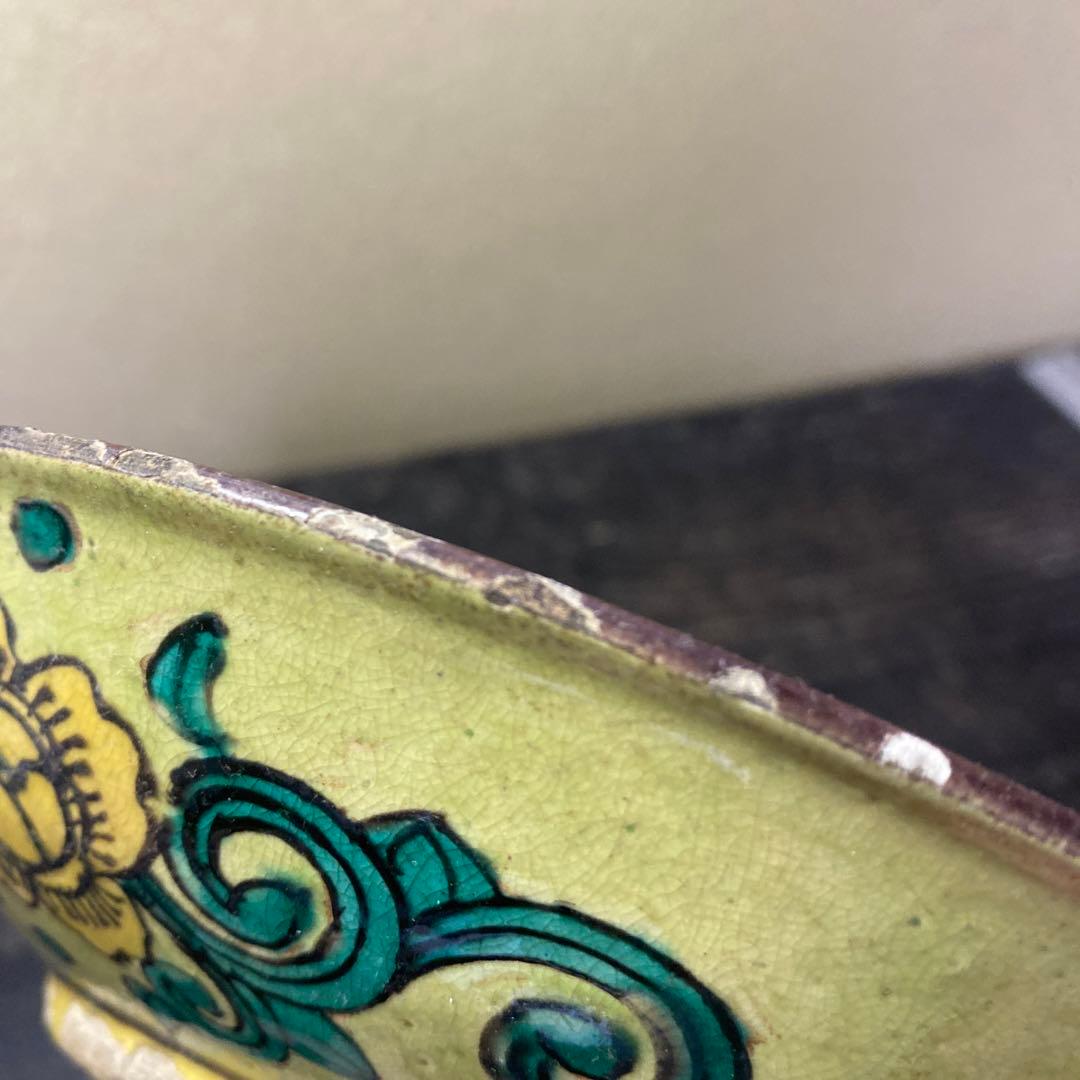 青手古九谷中皿