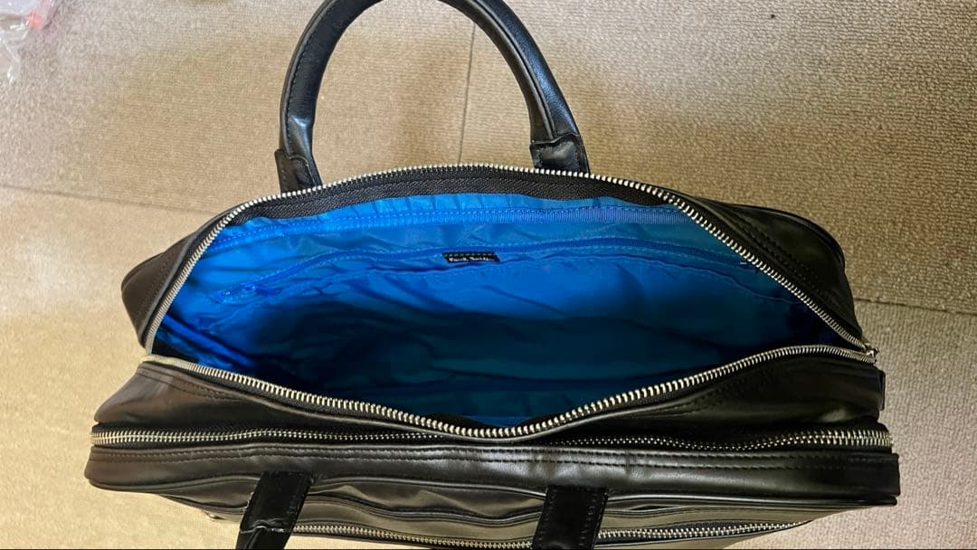 ポールスミス ビジネスバッグ レザー 黒 A4＆PC収納可