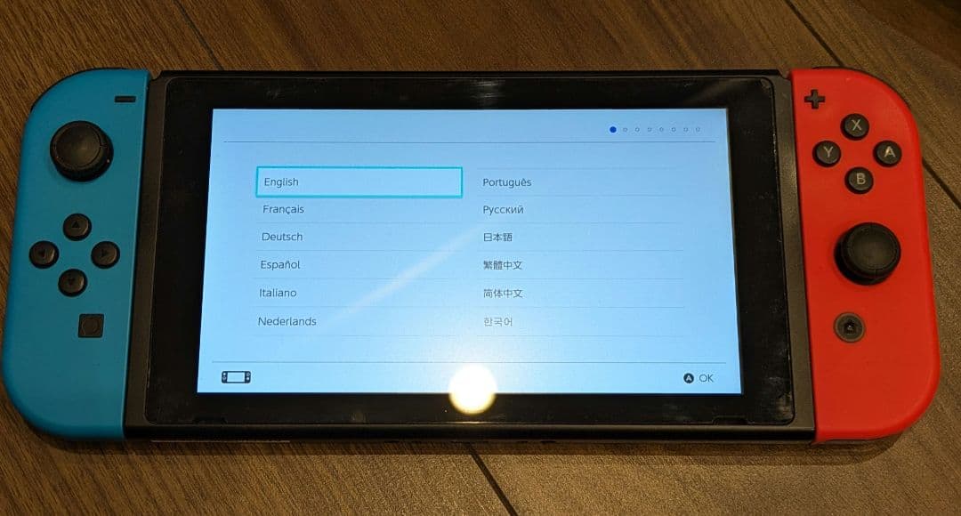 Nintendo Switch 赤/青 本体 付属品あり